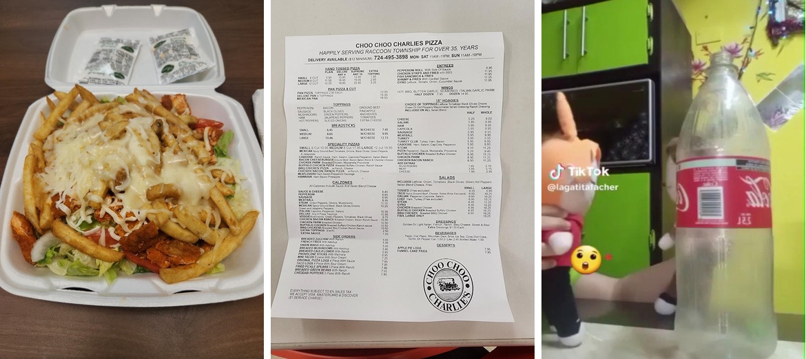 Choo Choo Charlie's Menu